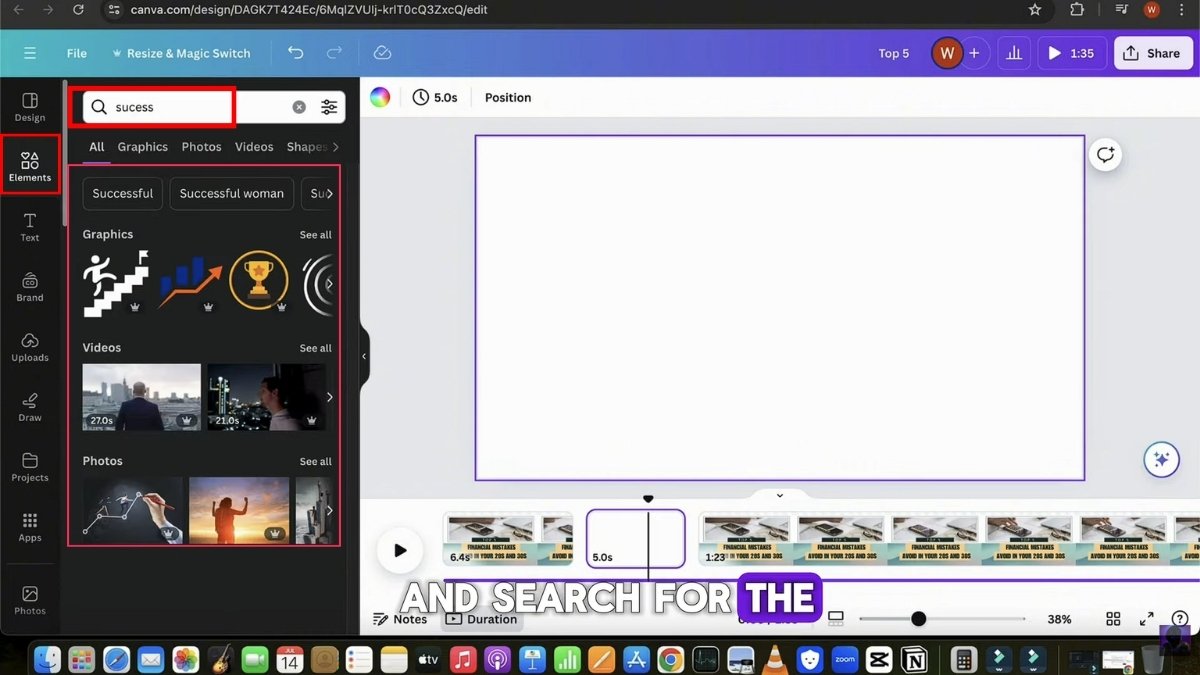 Các Bước Làm Youtube View Ngoại Ngách Tài Chính Bằng AI- Chỉnh sửa video bước 3.2