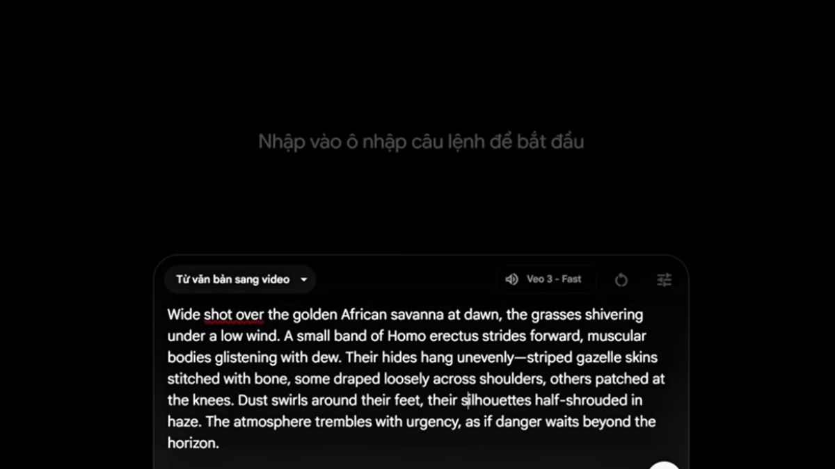 Cách Làm Youtube View Ngoại Ngách Tiền Sử Bằng AI- Tạo từng phần video bước 3