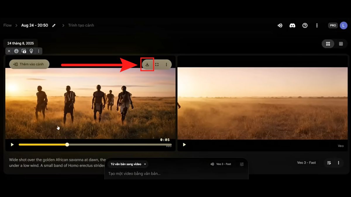 Cách Làm Youtube View Ngoại Ngách Tiền Sử Bằng AI- Tạo từng phần video bước 4
