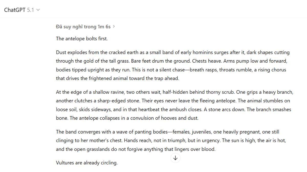 Cách Làm Youtube View Ngoại Ngách Tiền Sử Bằng AI- Tạo kịch bản bước 3