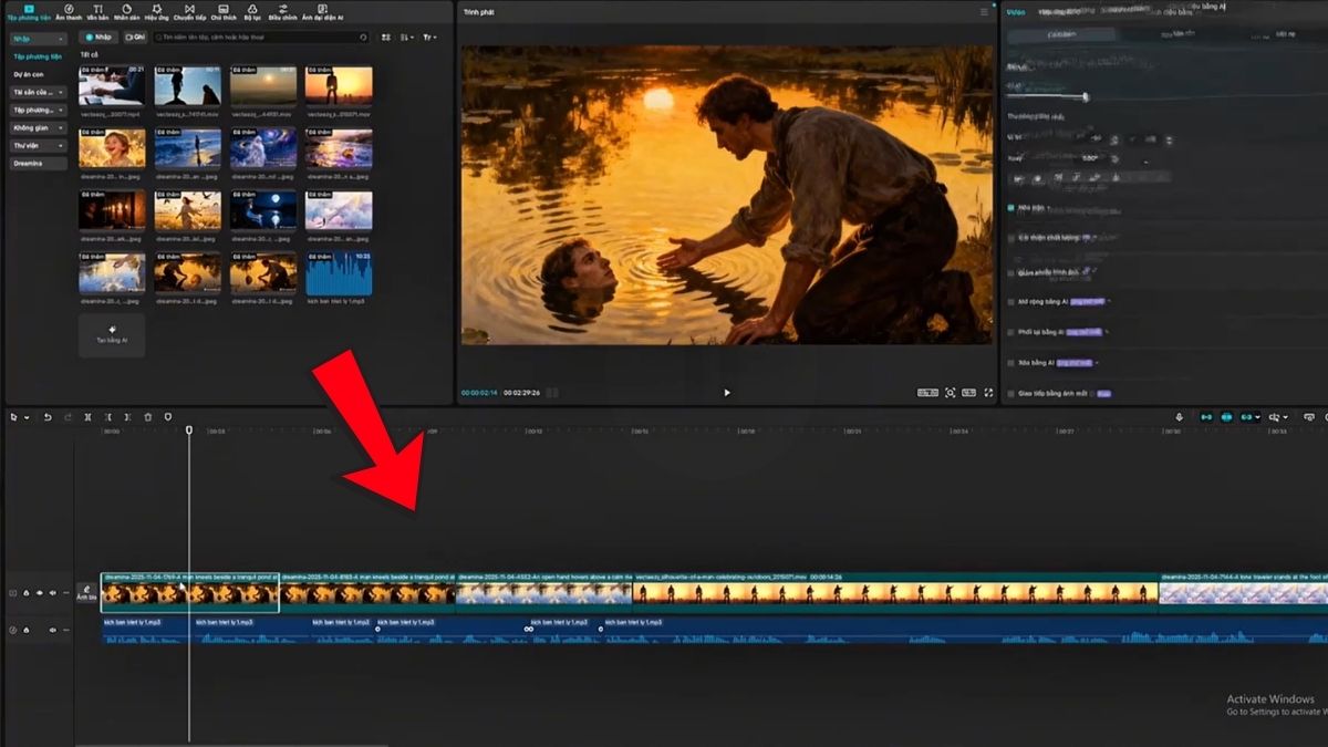 Hướng Dẫn Cách Làm YouTube Kiếm Tiền View Ngoại Không Lộ Mặt Ngách Triết Lý Bằng AI- Tạo video và chỉnh sửa với Capcut bước 1