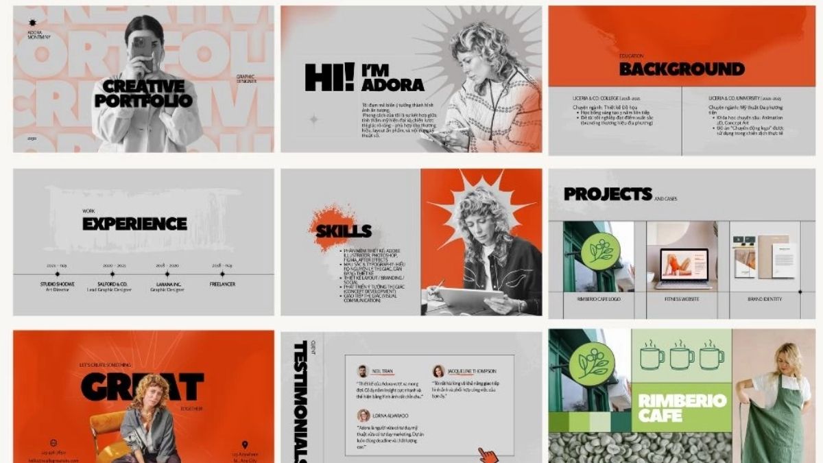 Mẫu 8 Landing Page CV Đẹp, Bắt Mắt