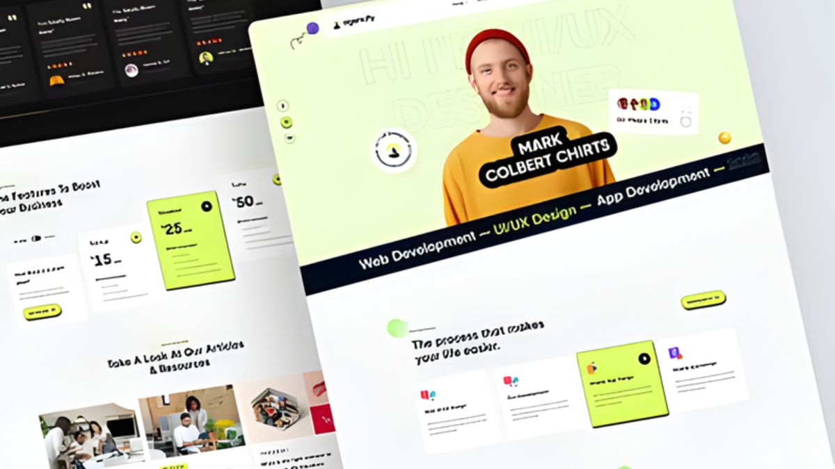 Mẫu 1 Landing Page Giới Thiệu Bản Thân 