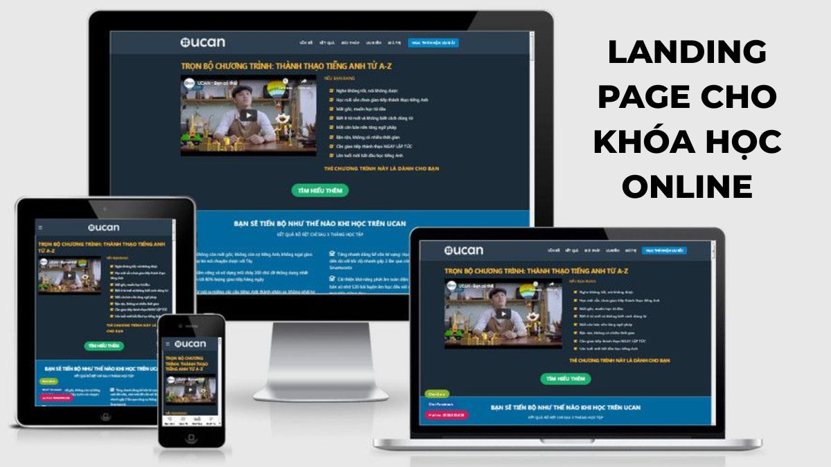 17+ Mẫu Thiết Kế Landing Page Khóa Học Giáo Dục Thu Hút, Chuyên Nghiệp