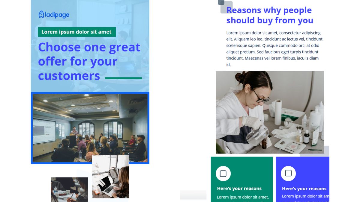  Mẫu 2 Thiết Kế Landing Page Khóa Học Đẹp Mắt