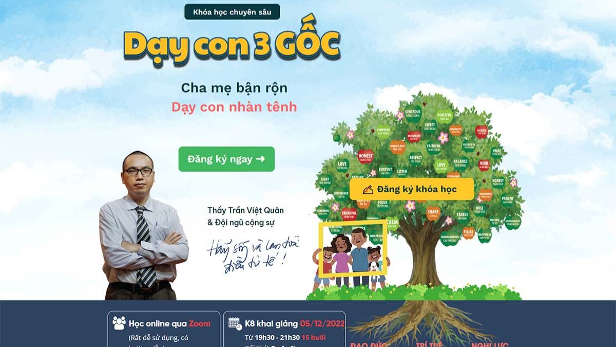 Cấu Trúc Của Một Landing Page Khóa Học Hiệu Quả- Giá bán và gói học