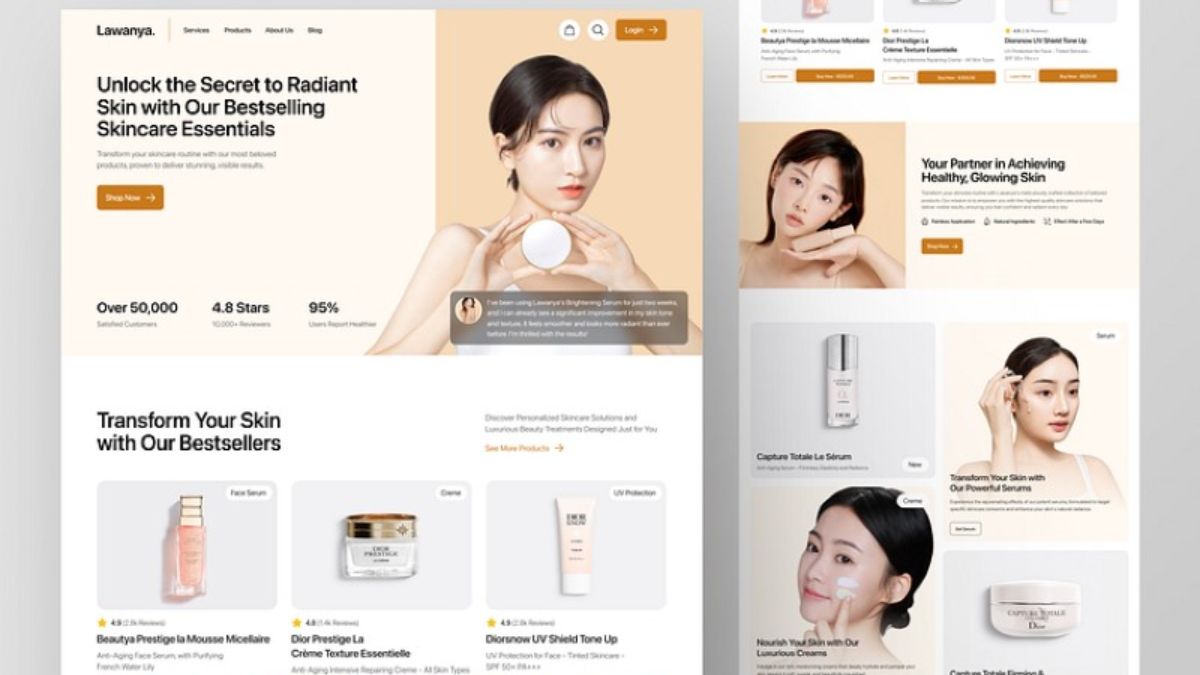 Cấu Trúc Thiết Kế Landing Page Mỹ Phẩm Chuẩn- Kết quả