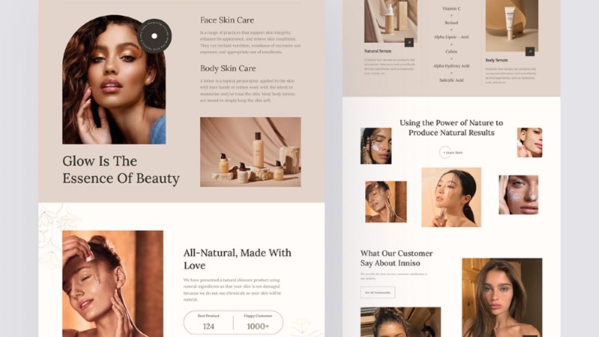 Cấu Trúc Thiết Kế Landing Page Mỹ Phẩm Chuẩn- Review- UGC- Social Proof
