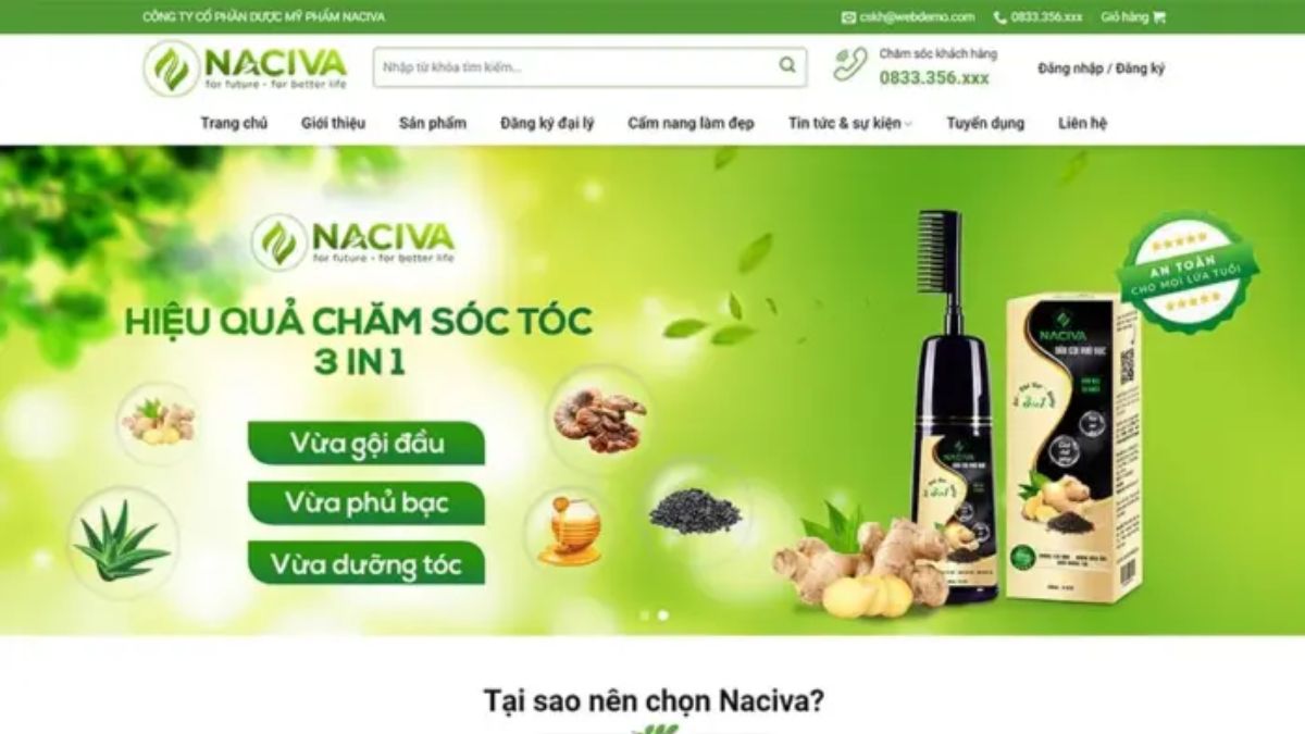 Mẫu Thiết Kế Landing Page Mỹ Phẩm Đẹp-9