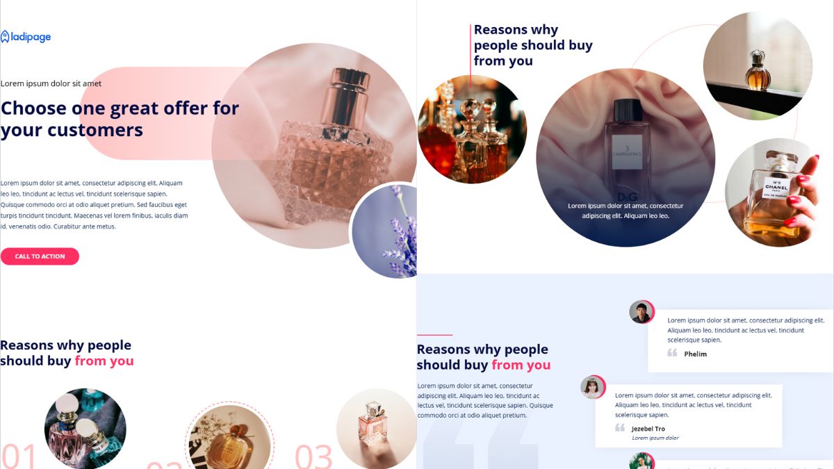 Mẫu Thiết Kế Landing Page Mỹ Phẩm Đẹp-11