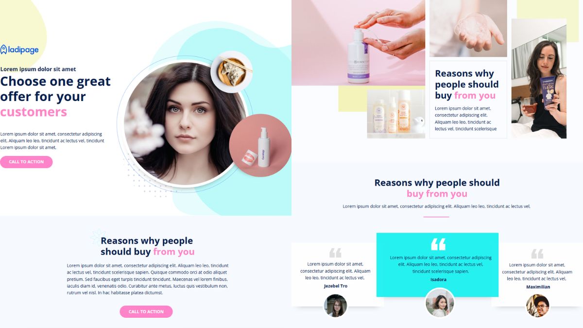 Mẫu Thiết Kế Landing Page Mỹ Phẩm Đẹp-16