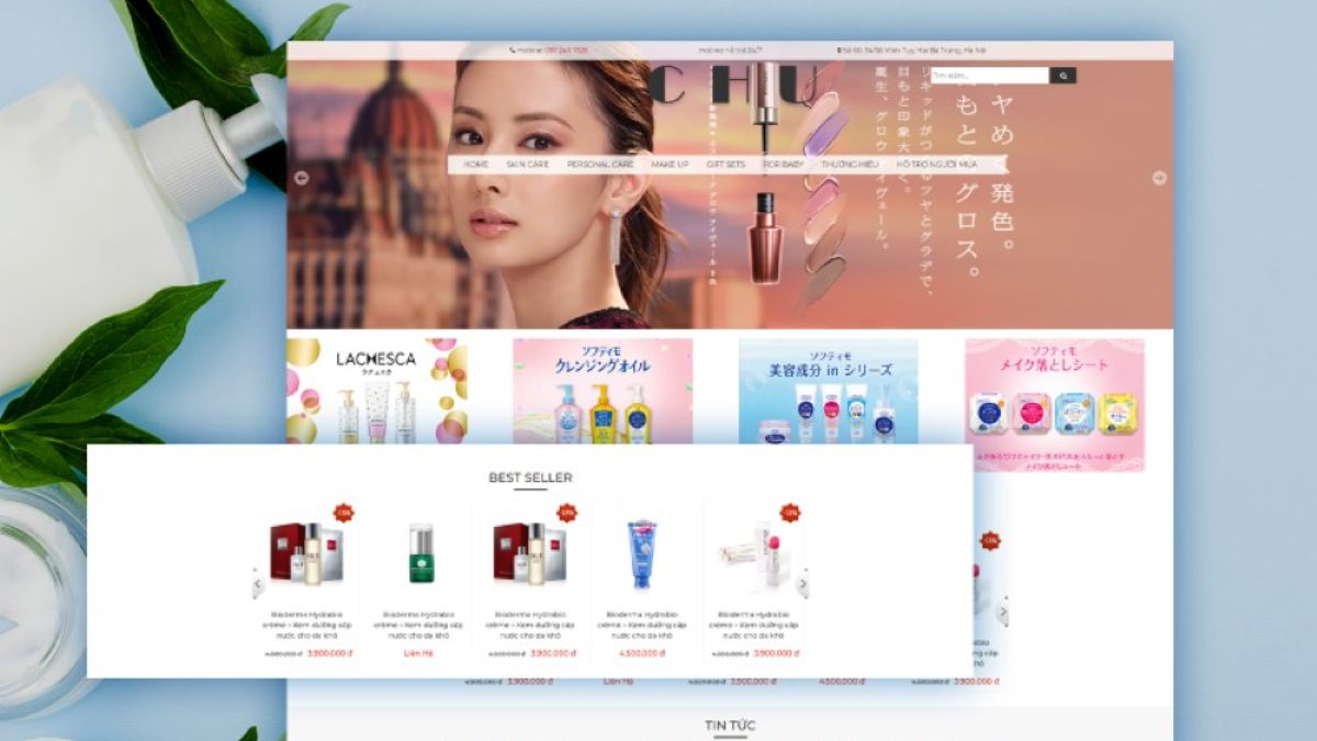 Các Loại Landing Page Mỹ Phẩm Hiện Nay