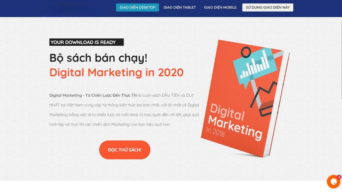 Các Thành Phần Quan Trọng Của Một Landing Page Bán Sách Hiệu Quả- Hero Section