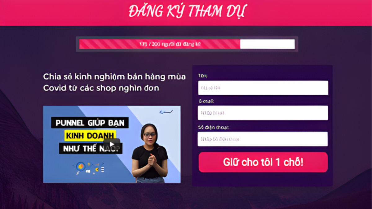 Sai Lầm Khi Làm Landing Page Sự Kiện Khiến Tỷ Lệ Chuyển Đổi Thấp- Không tối ưu moblie