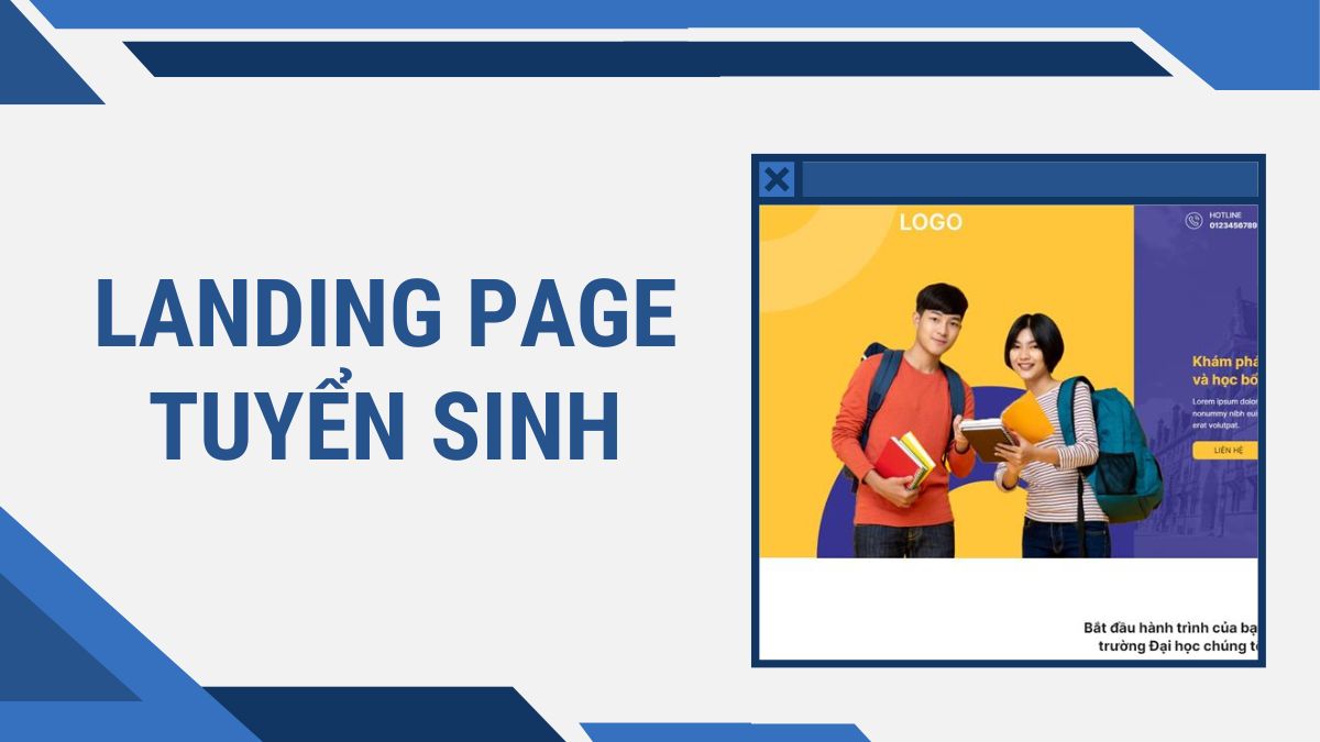 Mẫu Landing Page Tuyển Sinh Chuyên Nghiệp, Chất Lượng
