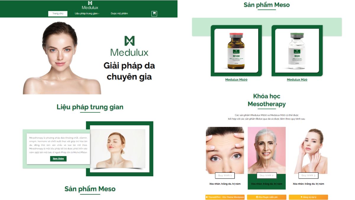 Mẫu 5 Landing Page Cho Ngành Mỹ Phẩm