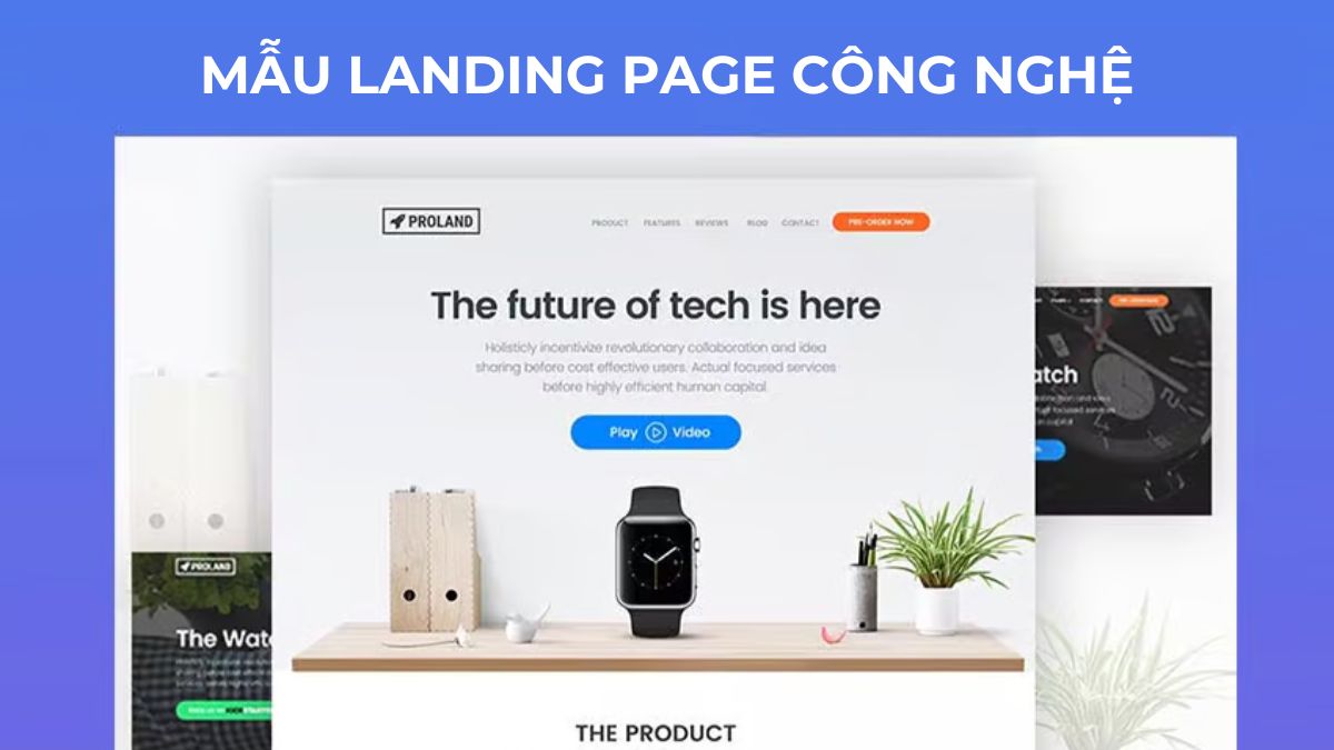 10+ Mẫu Landing Page Công Nghệ Đẹp, Hiện Đại, Tối Ưu Chuyển Đổi