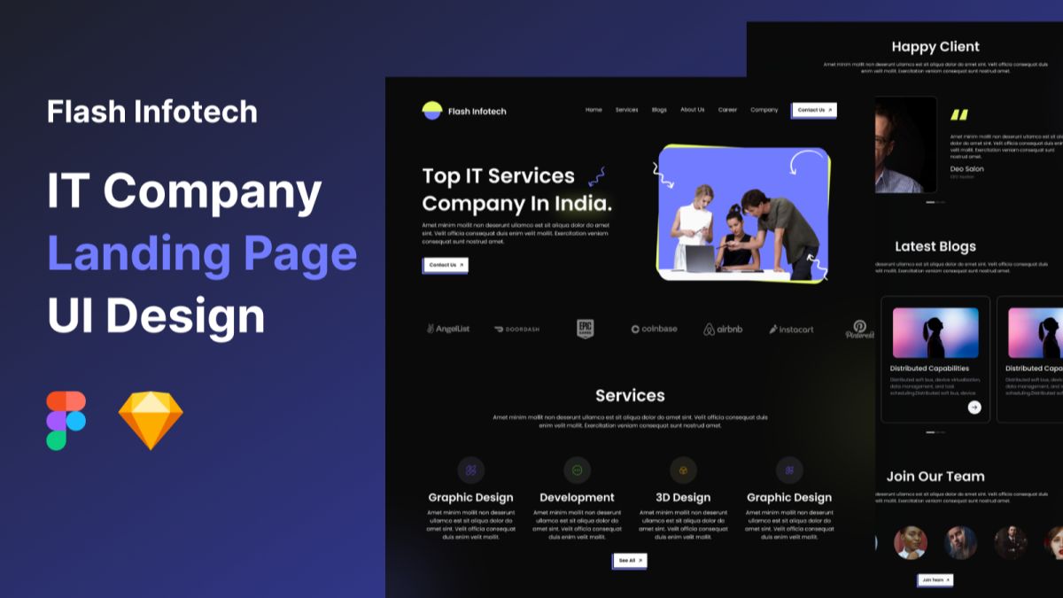 Thiết Kế Mẫu Landing Page Công Nghệ Giá Rẻ, Chất Lượng