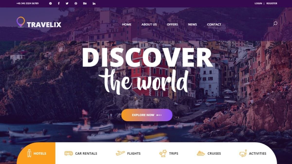 10+ Mẫu Landing Page Du Lịch Đẹp, Tối Ưu Chuyển Đổi