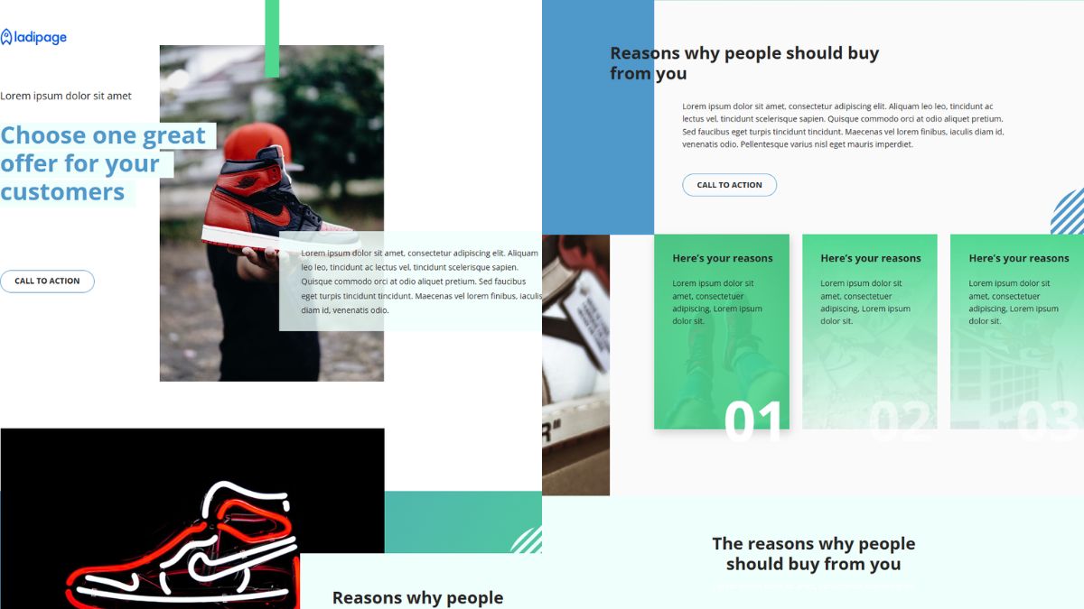 Mẫu Thiết Kế Landing Page Thời Trang Cho Giày Dép Và Phụ Kiện 3