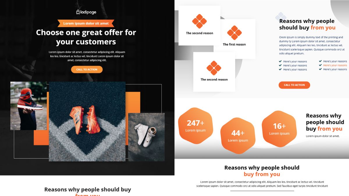 Mẫu Landing Page Thời Trang Bán BST 2