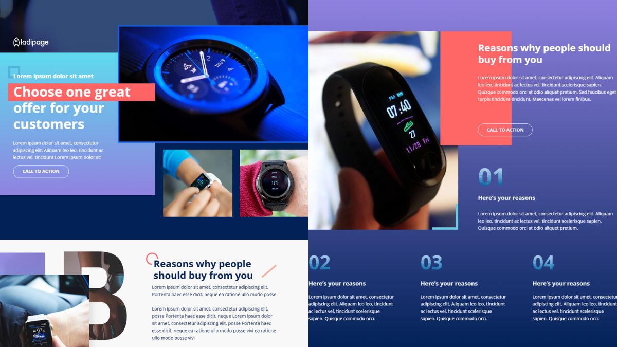 Mẫu Landing Page Thời Trang Thời Trang Trang Sức 2