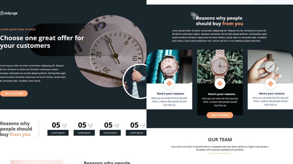 Mẫu Landing Page Thời Trang Thời Trang Trang Sức 3