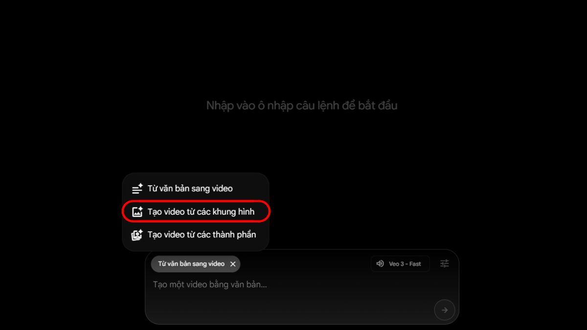 Cách dùng Google Veo 3 tạo video chuyển động bước 4.1