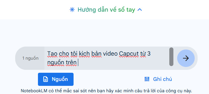 9 mẹo sử dụng NotebookLM- Tạo kịch bản video bước 3