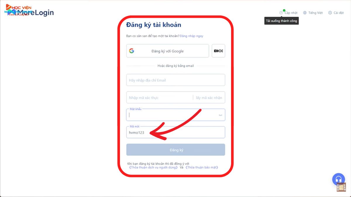 Cách bắt đầu với MoreLogin cho Box Phone Farm bước 3.2