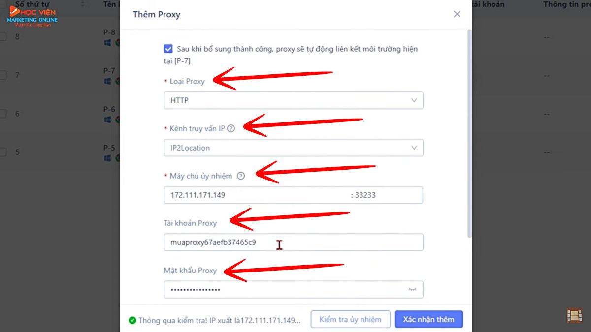 Cách sử dụng MoreLogin với tính năng quản lý trình duyệt bước 3.5
