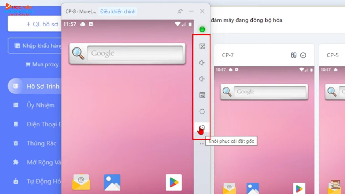 Cách sử dụng MoreLogin với tính năng giả lập môi trường điện thoại bước 9.3