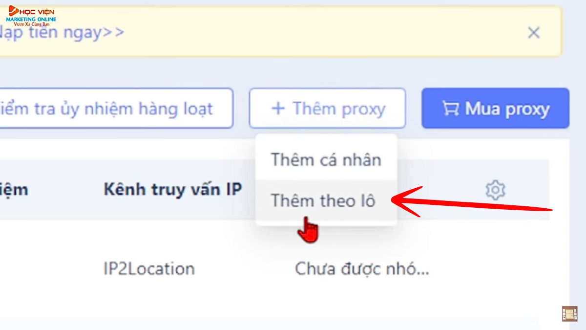 Cách sử dụng MoreLogin với tính năng ủy nhiệm bước 2.3