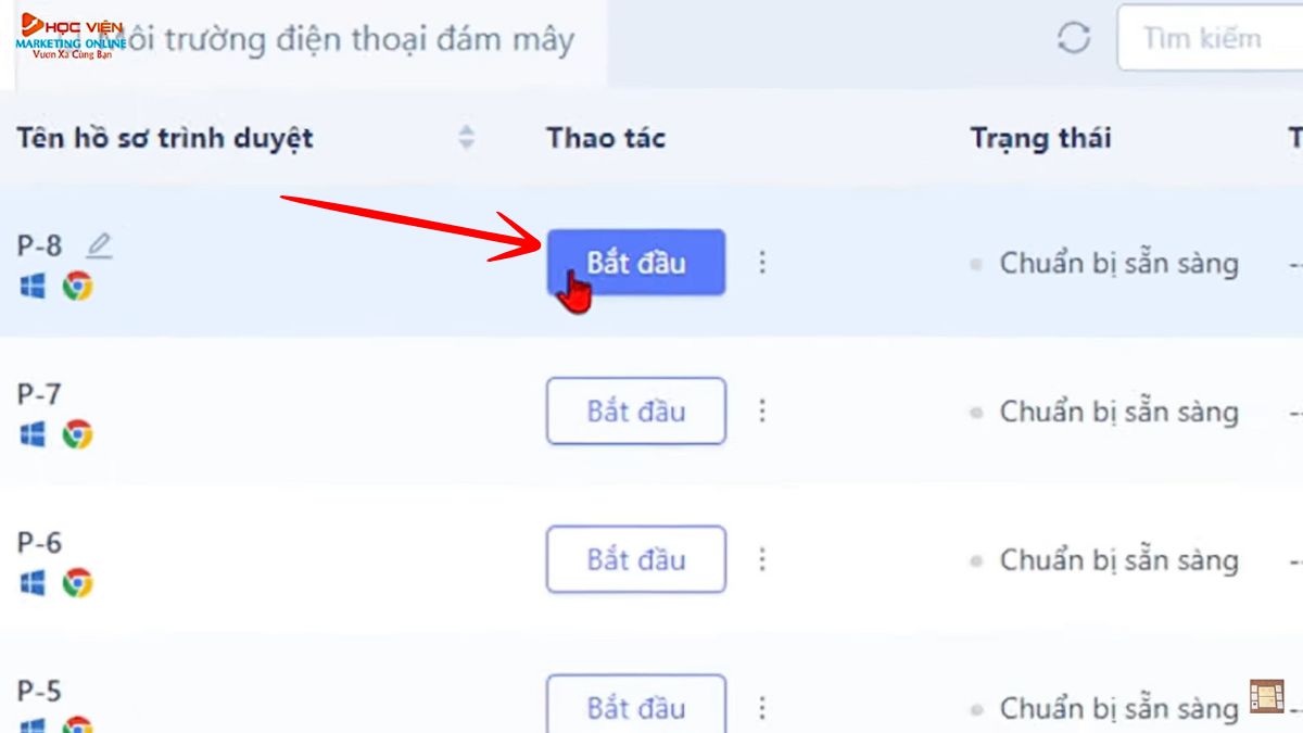 Cách sử dụng MoreLogin với tính năng quản lý trình duyệt bước 3.1