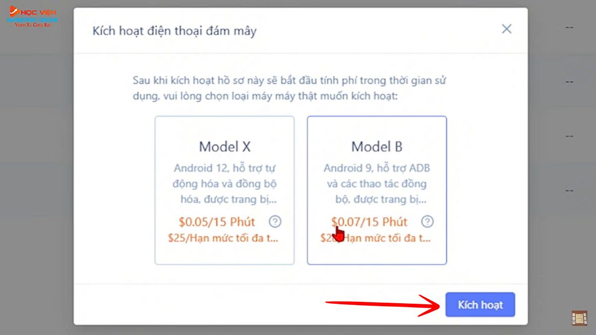 Cách sử dụng MoreLogin với tính năng giả lập môi trường điện thoại bước 5.2