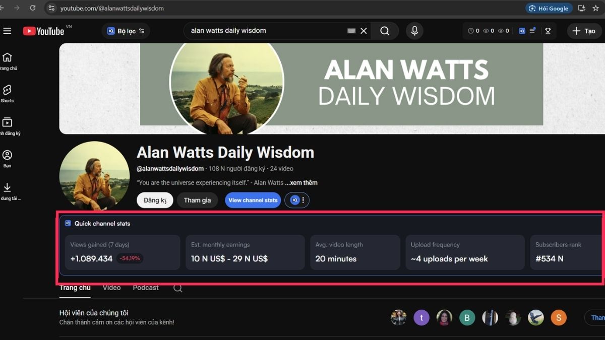 Dự án thực tế khi làm Youtube view ngoại