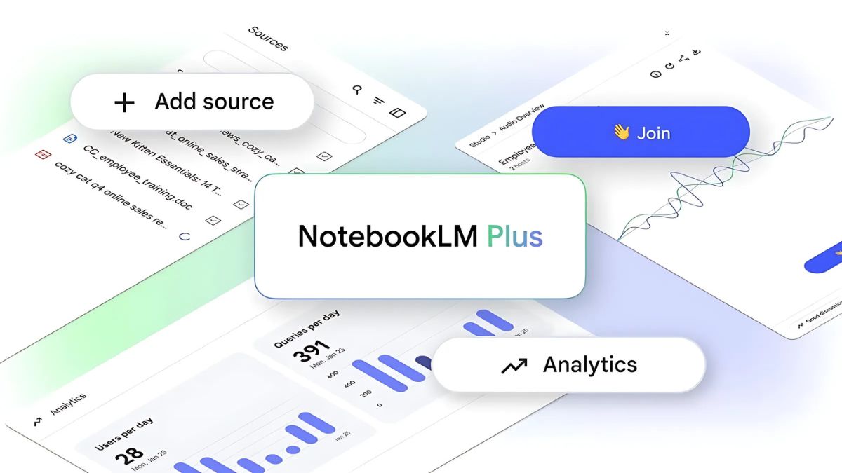 10 tính năng mới cập nhật trên NotebookML- Nâng cấp với gói Plus