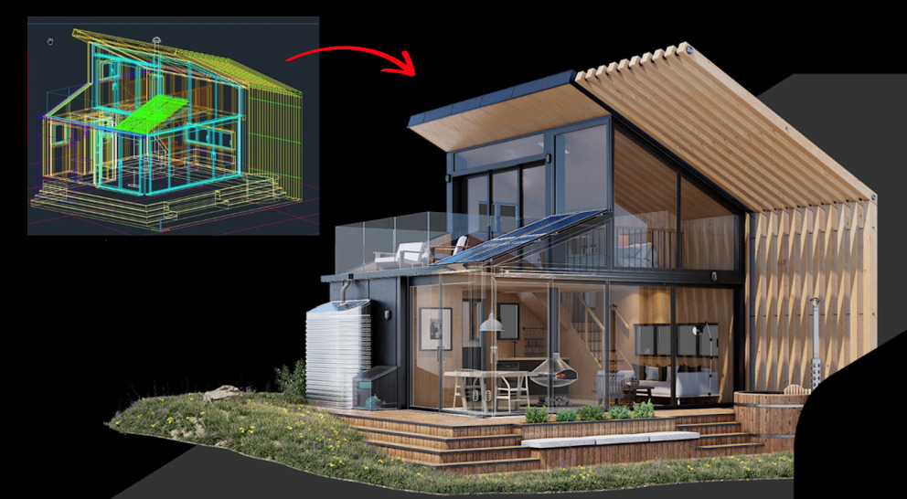 Top 10 phần mềm AI thiết kế- Kết quả tạo từ AutoCad