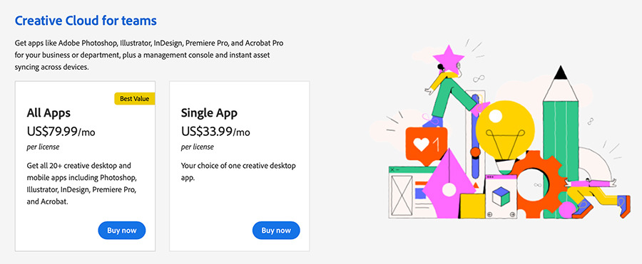 Top 10 phần mềm AI thiết kế- Giá Adobe Illustrator