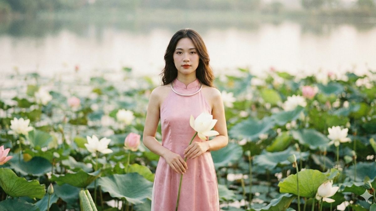 Prompt Câu Lệnh 9 Tạo Ảnh Áo Dài Bằng AI 