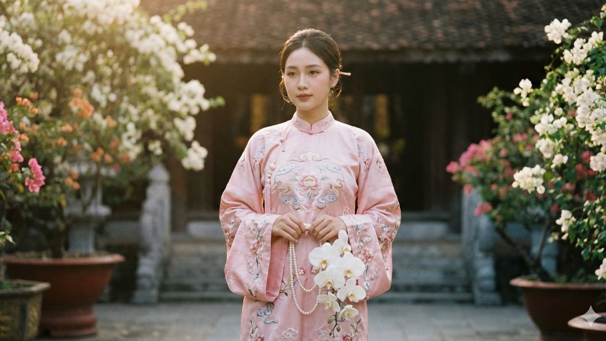 Prompt Câu Lệnh 6 Tạo Ảnh Áo Dài Bằng AI 