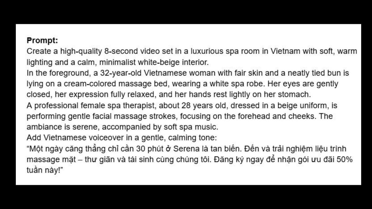 Prompt Google Veo 3 chi tiết- Mẫu 16