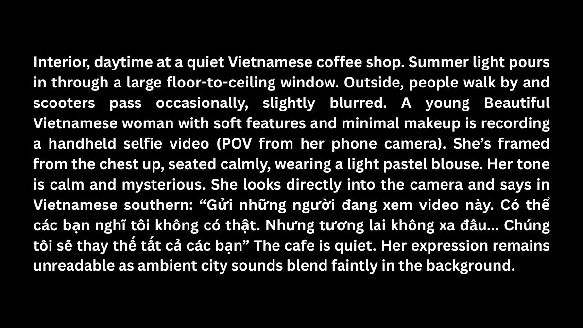 Mẫu 9 Prompt Veo 3 Hài Hước