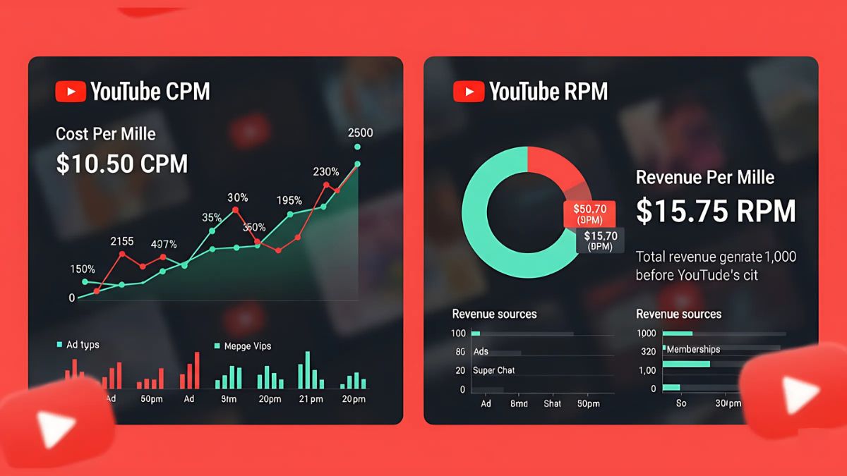 YouTube có mức CPM trung bình là bao nhiêu?