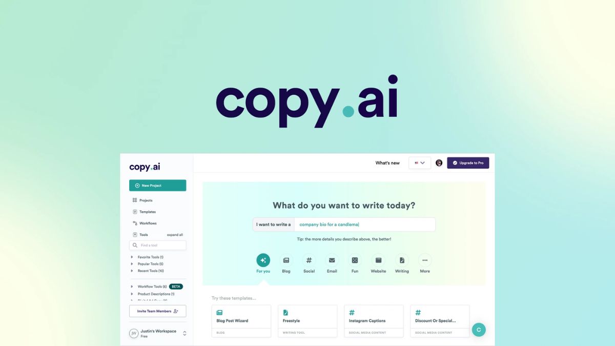 Review Công Cụ Làm Affiliate Bằng AI- Copy.ai