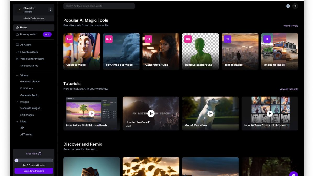 Review Công Cụ Làm Affiliate Bằng AI- Runway AI