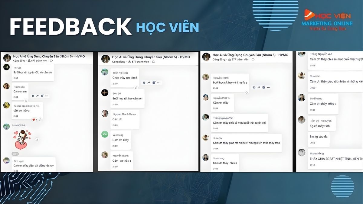 Review Khóa Học AI Cho Doanh Nghiệp HVMO- Feedback khách hàng