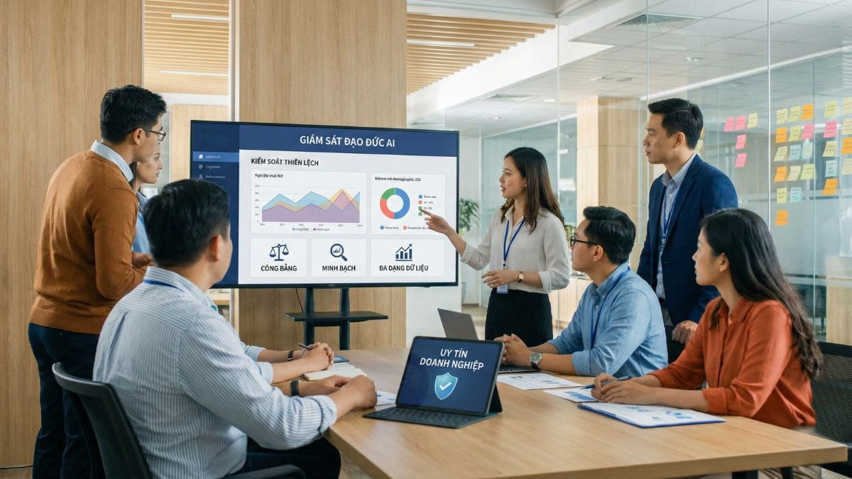 Khung Quản Trị Và Quản Lý Rủi Ro AI Trong Doanh Nghiệp- Giám sát đạo đức và kiểm soát thiên lệch