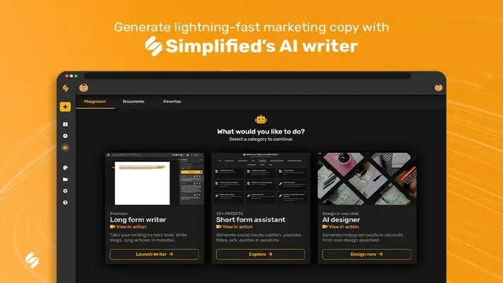 Các tính năng nổi bật của Simplified AI- AI Writer