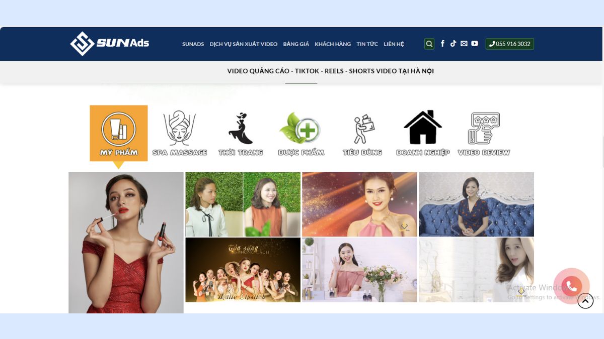 Dự án nổi bật của Sunads Media